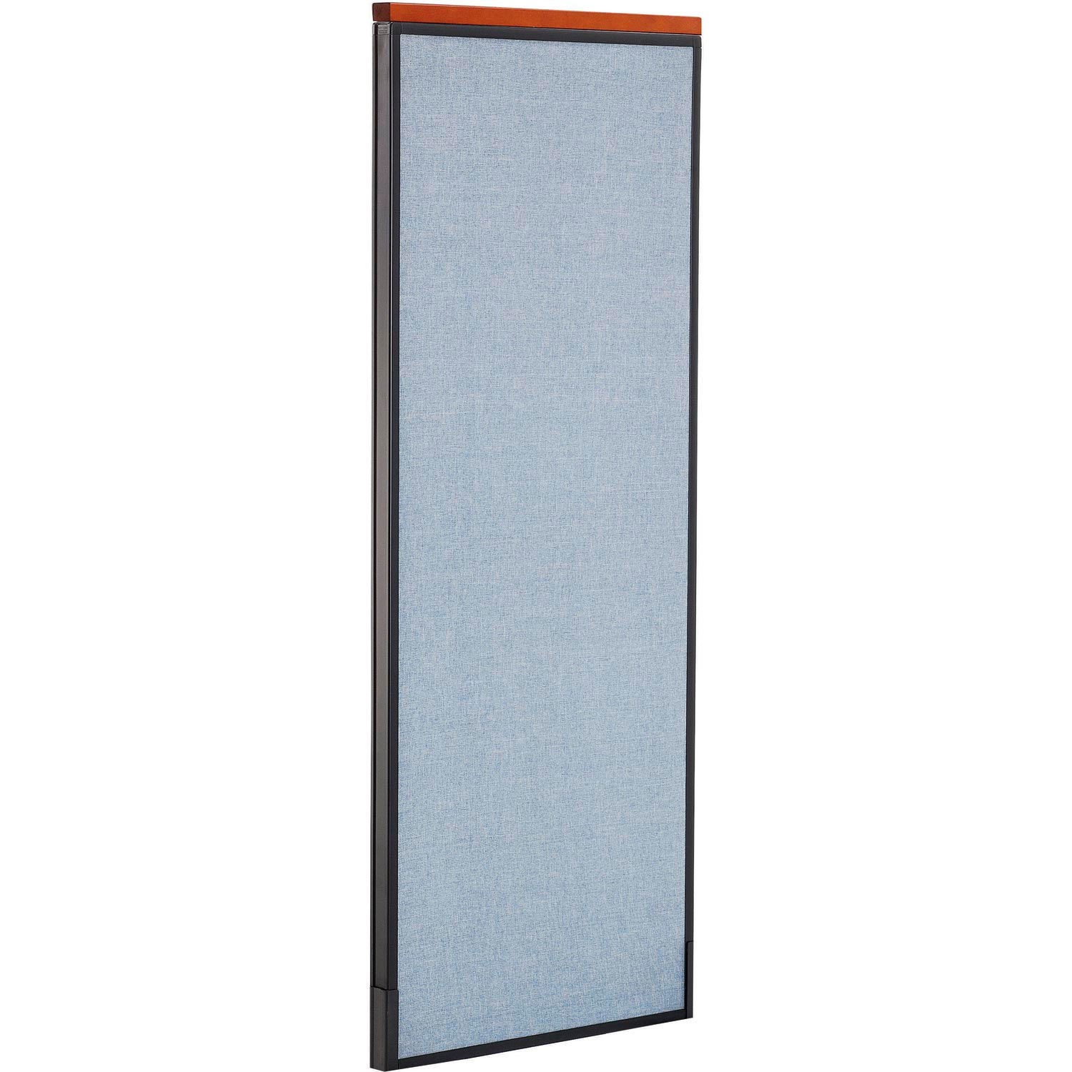 24-1/4"W x 61-1/2"H Deluxe Office Partition Panel Blue