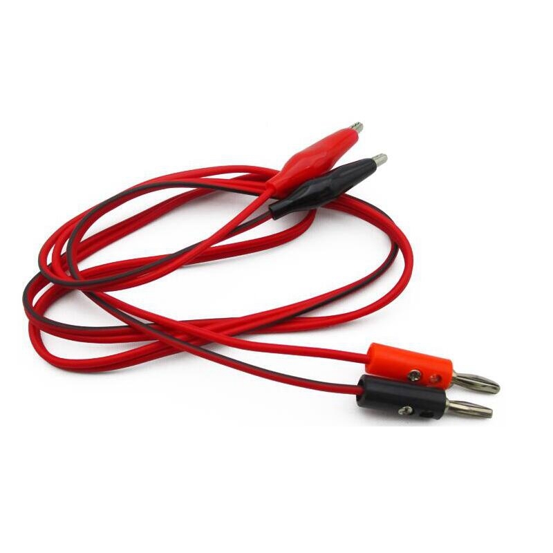 Alligator Clip Multimeter Test Lead Cable Power Supply Crocodile Clip
