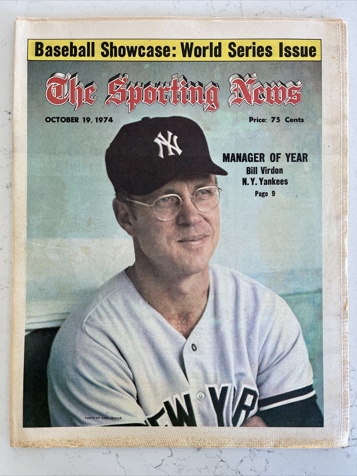 The Sporting News October 19, 1974 Bill Virdon New York Yankees! (B36)