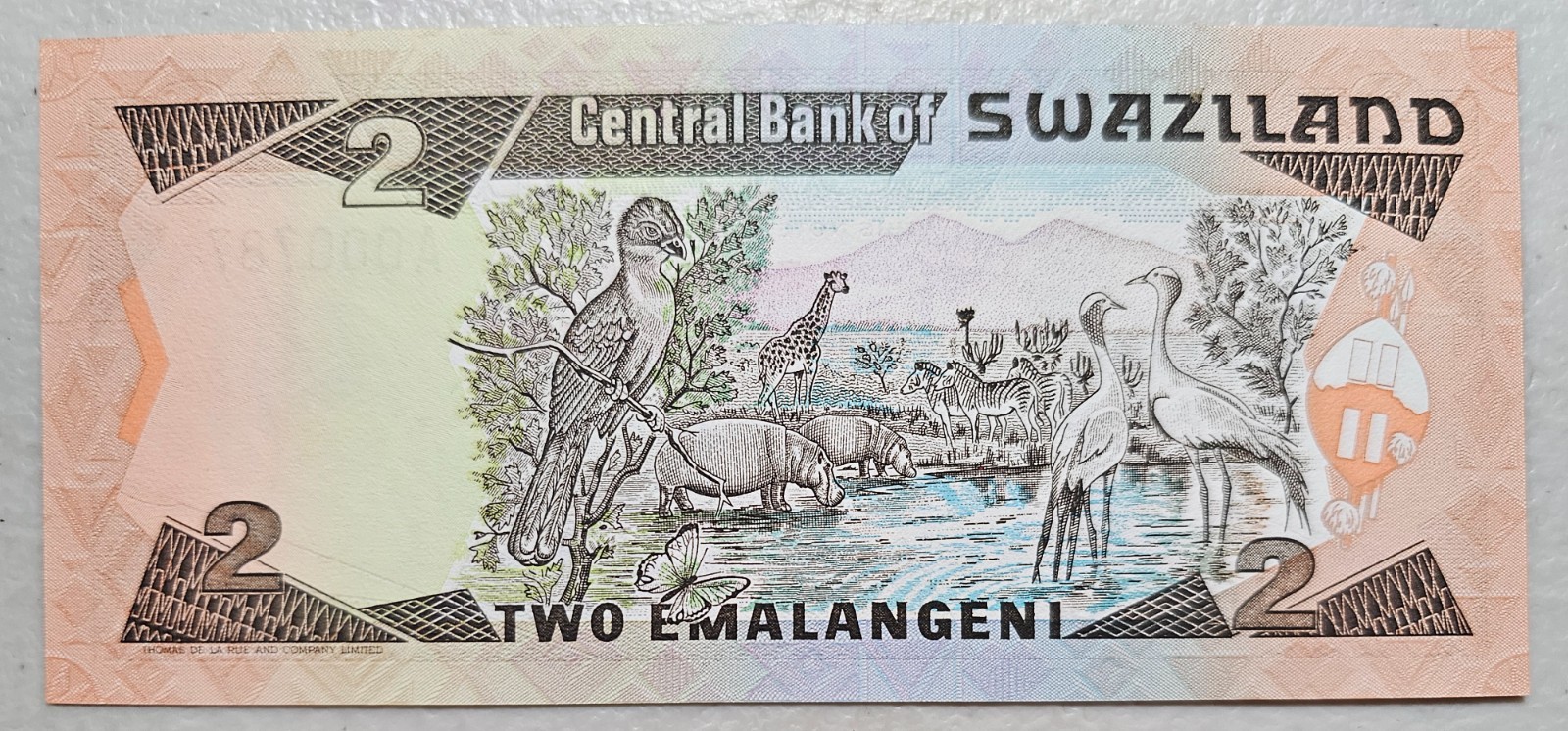 Swaziland 2 Emalangeni 1987 Unc