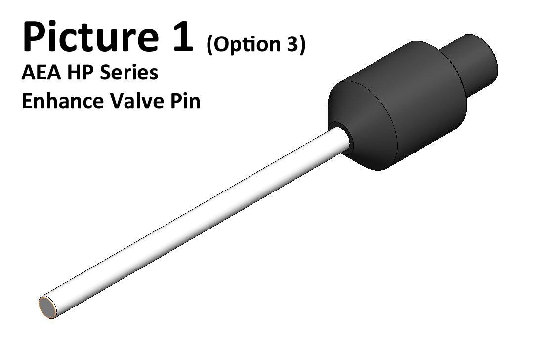 Enhanced Main Valve Pin for AEA HP Series Caliber .17, .22, .25, & .30 (not 357)
