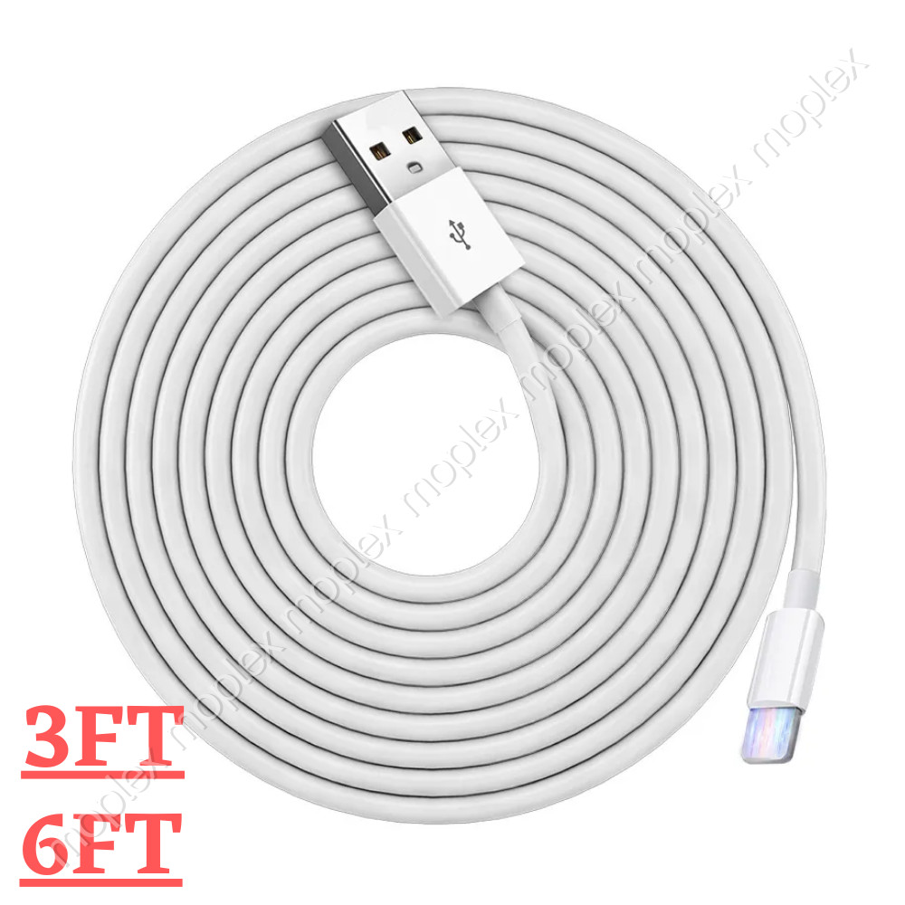 3ft 6ft USB Charger Cable Cord For Apple iPhone 7 8 XR 11 12 13 14 Pro Max iPad