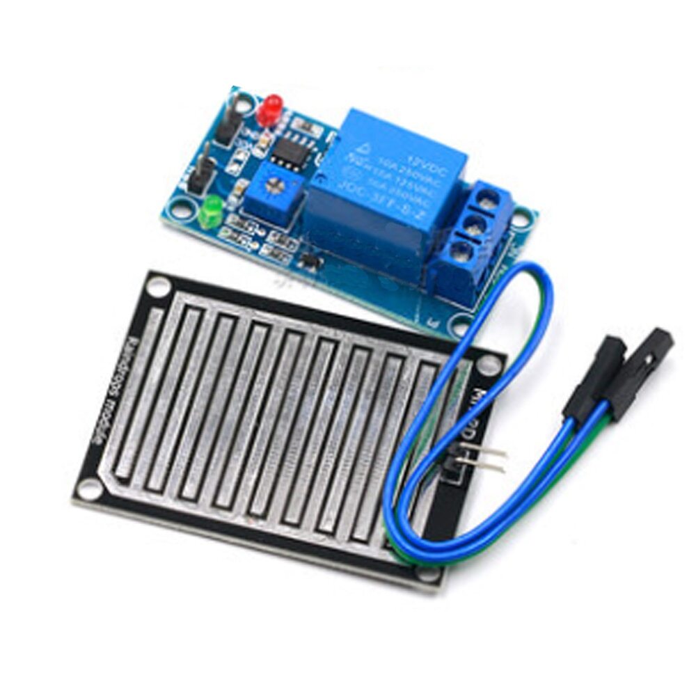 DC 12V Raindrops Controller Module Rain Sensor Module Foliar Moisture
