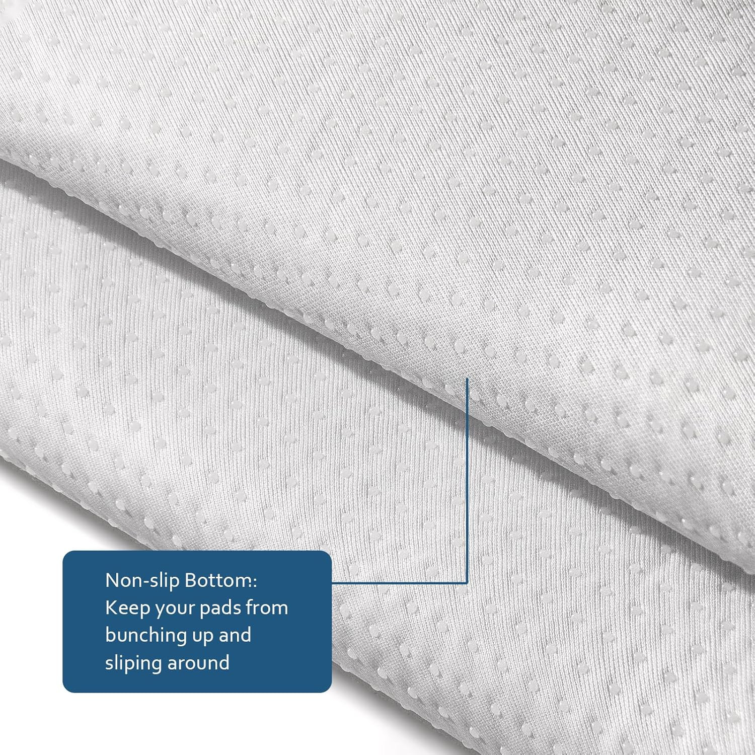 Waterproof Bed Pads 2 Pack Large 34x36 Inch Reusable Absorbent Pee Pads Navy