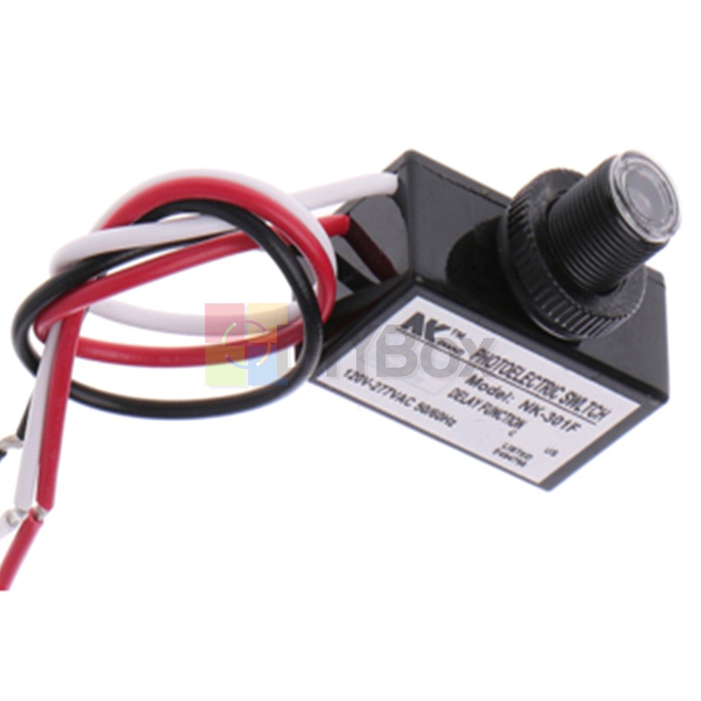 AC 120–277V NK-301F Light Control Switch LED Photoelectric Switch Sensor