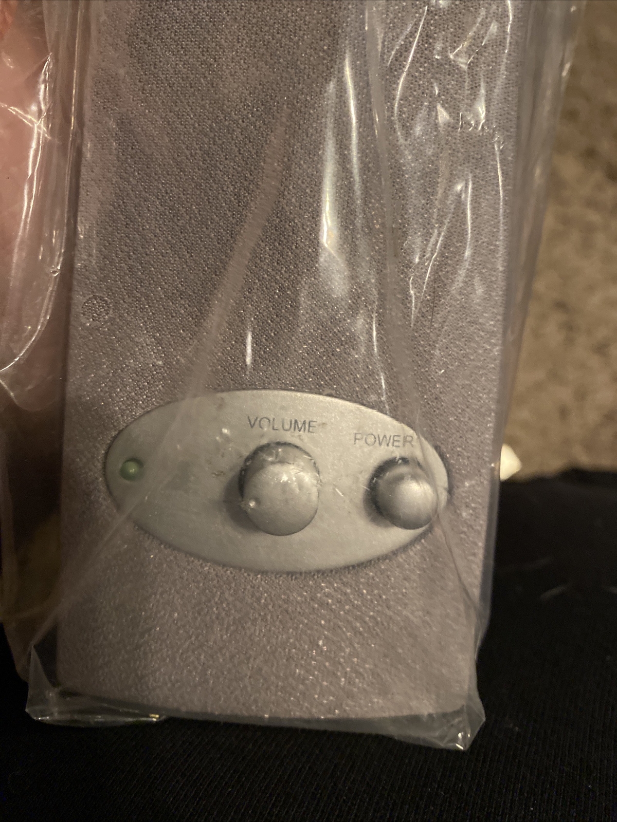 Acer PC Computer Stereo Speakers M1118B Gray Center 7616 F1
