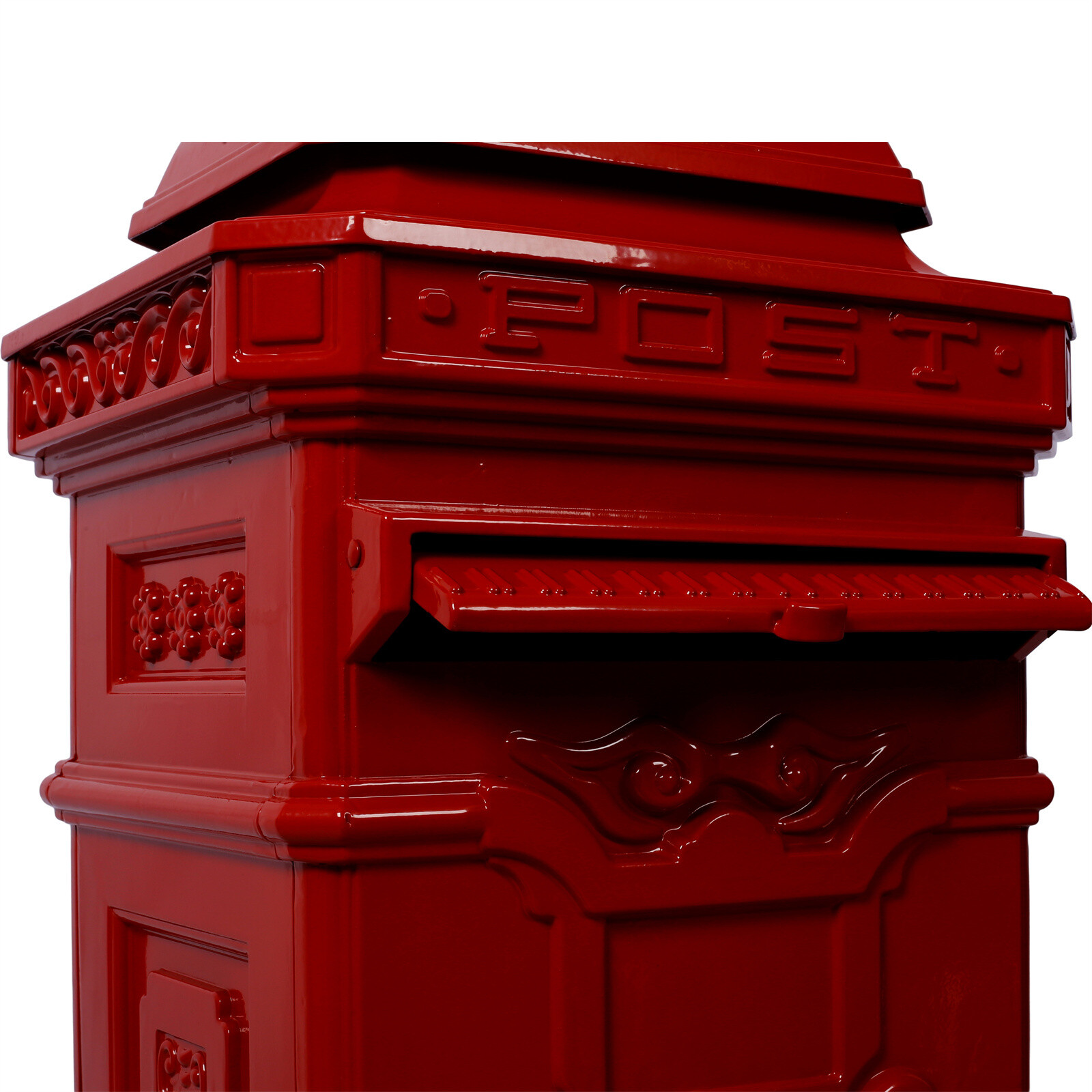 Large Locking Mailbox Aluminum Mail Box Postal Box Security Heavy Duty