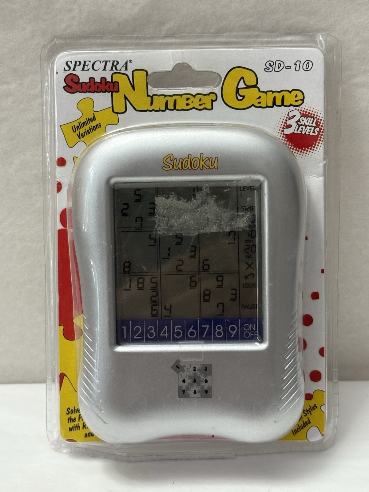 New Sudoku Number Game SD10 Handheld Game Spectra Sealed  (R1)