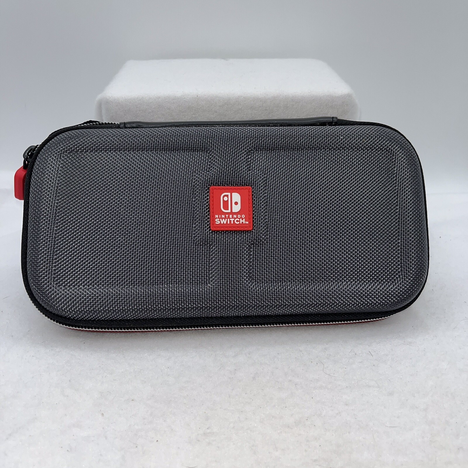 Nintendo Switch hard shell case gray accessories 9"x5"
