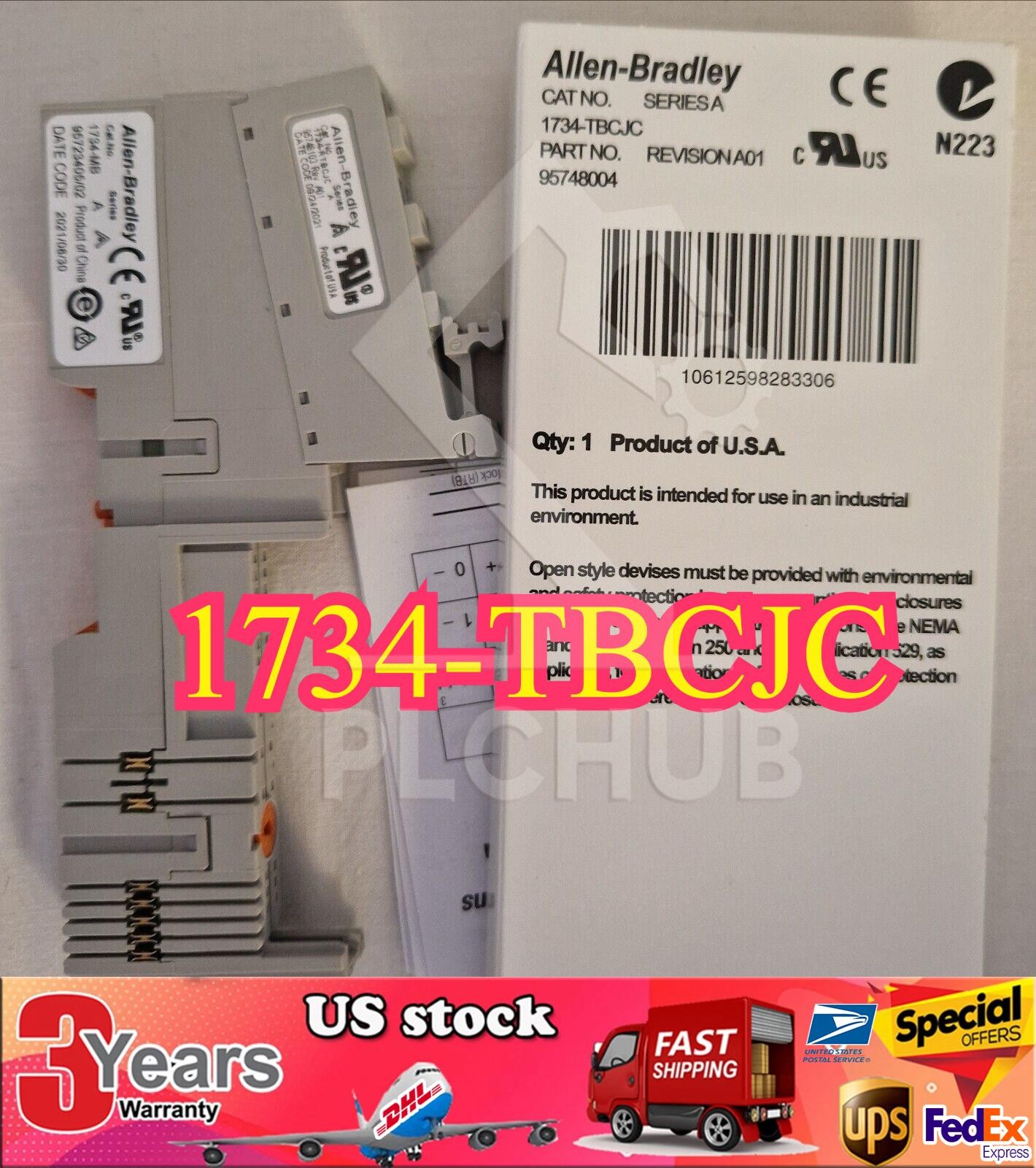 Brand New Allen Bradley 1734-TBCJC Brand New  IN BOX AB 1734-TBCJC