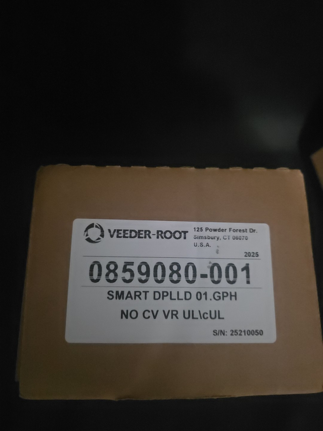 VEEDER-ROOT SMART DPLLD 01.GPH Part Number 0859080-001. Brand New.