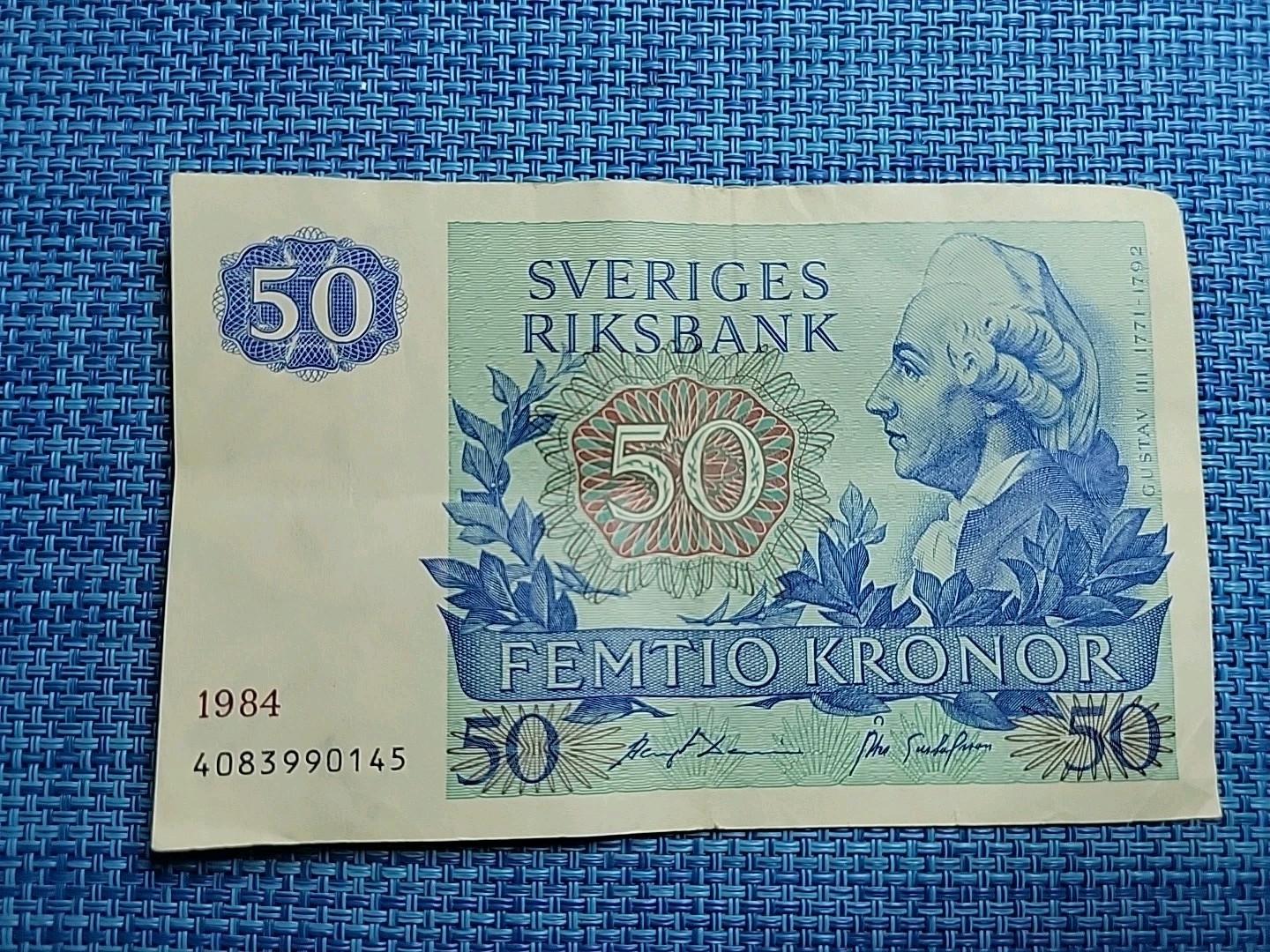 🇸🇪 Sweden 50 Kronor 1984 P-53d  VF+ 052725-3
