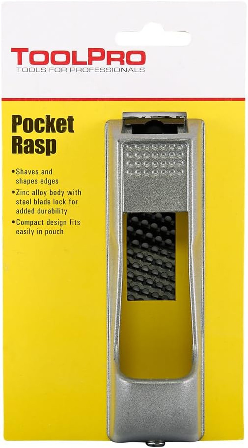 Drywall & Ceiling Tile Pocket Rasp with Replaceable Rasp Blade - Professional Co