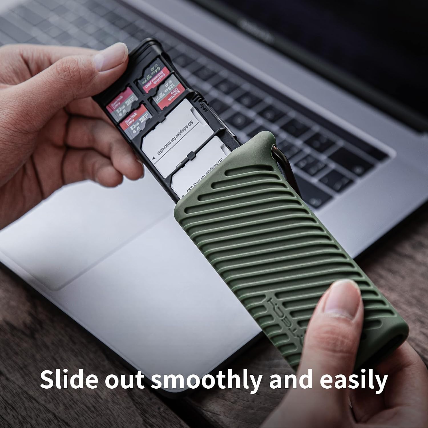 CreateMate High-Speed Memory Card Reader USB-C SD/TF Case