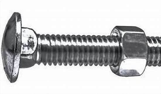 Quantity (5) 3/8" x 1-1/2" Grade 5 Carriage Bolt & Nuts