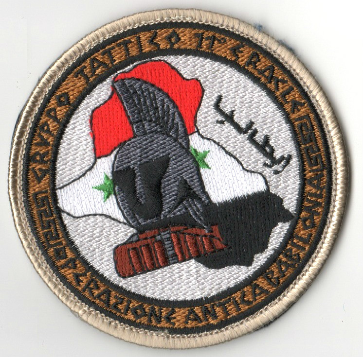 ISAF JTF 5TH ITALIAN ARMY SPECIAL FORCES TACTICAL GROUP 11 burdock-vêlkrö PATCH