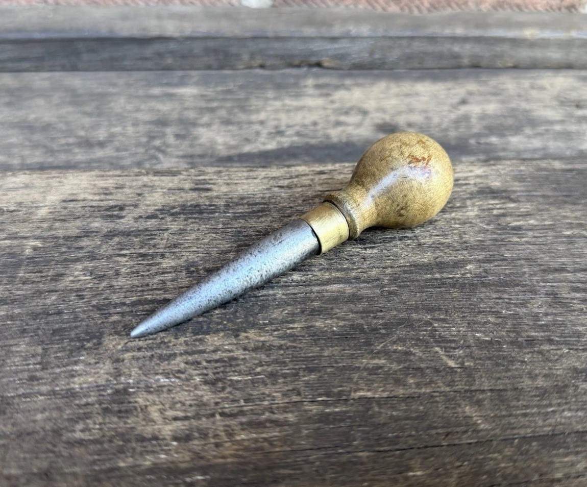 Vintage Small 4” Sailmakers Fid Rope Splicing Tool Marlin Spike Old Tool