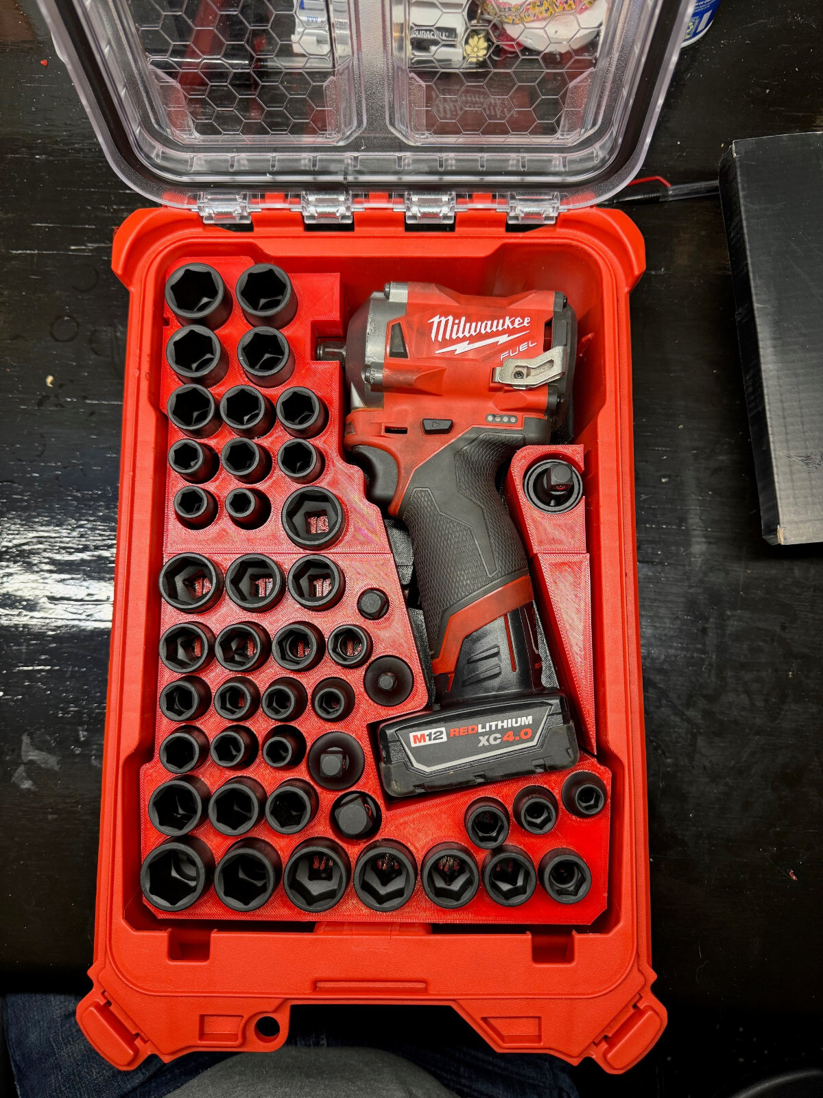 Milwaukee Packout Insert for M12 Stubby Impact Gen1 (Insert Only)
