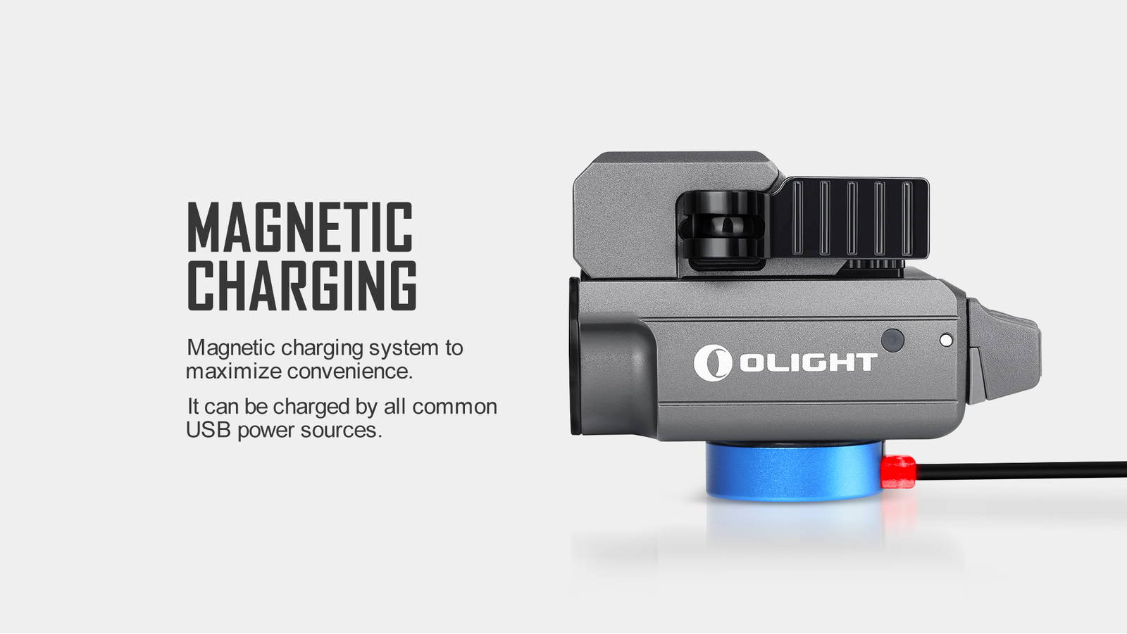 Olight PL-MINI 2 Valkyrie 600 Lumen Rechargeable Compact Tactical Pistol Light