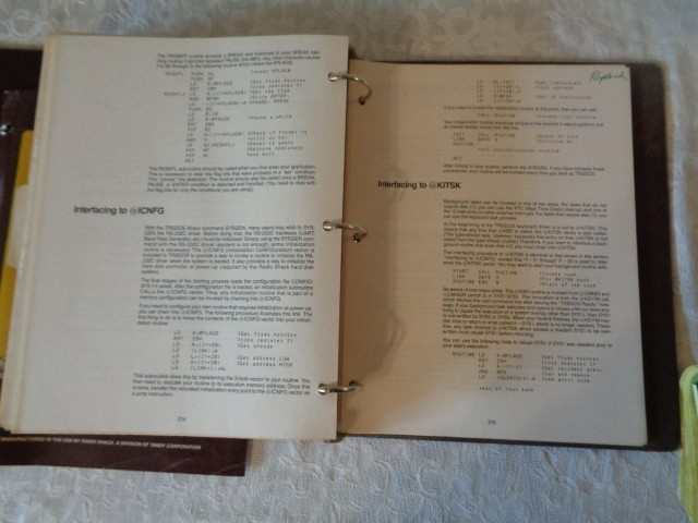 TRS - 80 Model 4 Technical Reference Manual - Catalog No. 26-2110 - Radio Shack