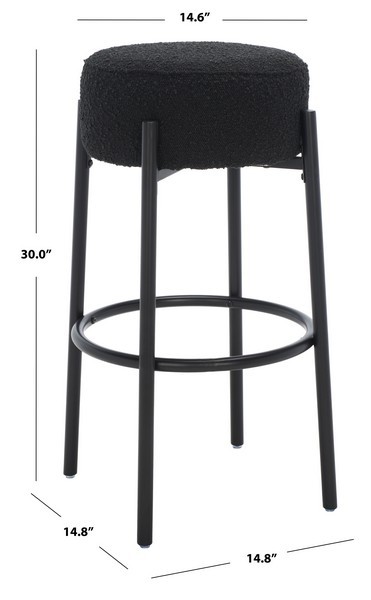 Safavieh PAISLEIGH METAL LEG BARSTOOL, Reduced Price 2172782837 SFV5031B