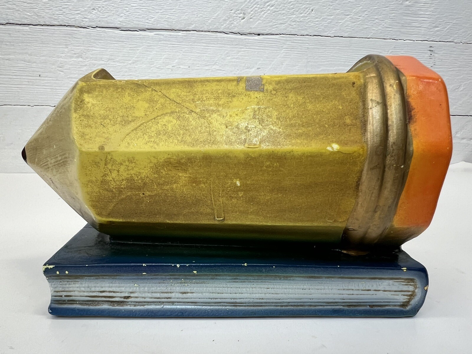 VTG Ceramic Pencil Stationary Holder Desk Planter Made In Japan Teacher’s Gift