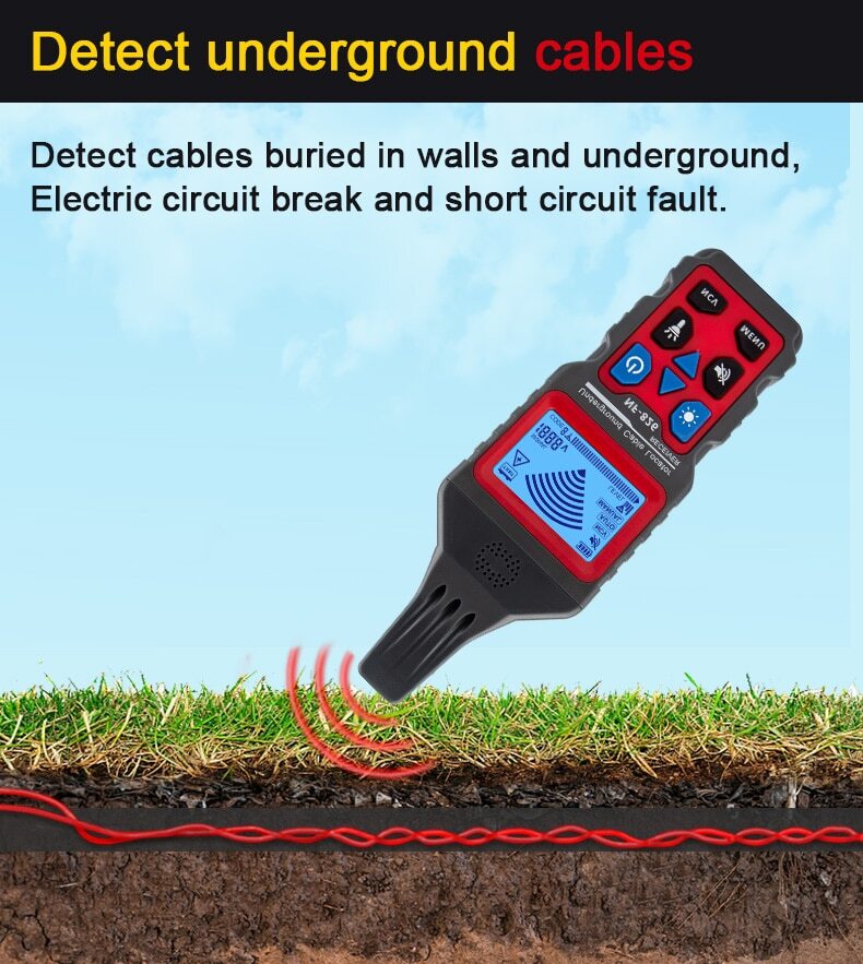 NF-826 Locator Wire Tracker Detection Wall Electrical Underground Cable Tester