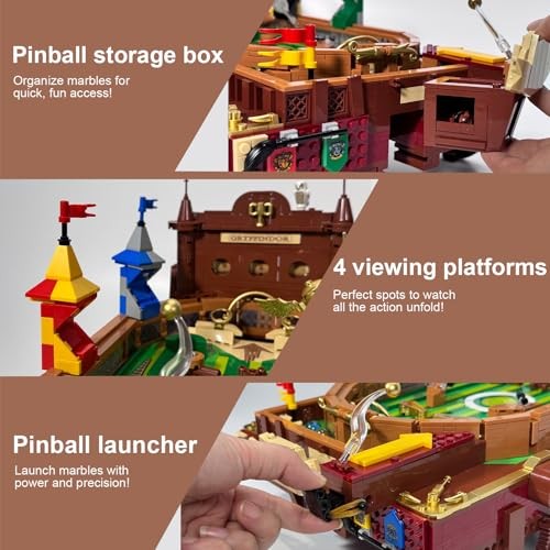 2240pcs Harry Potter Pinball Building Set