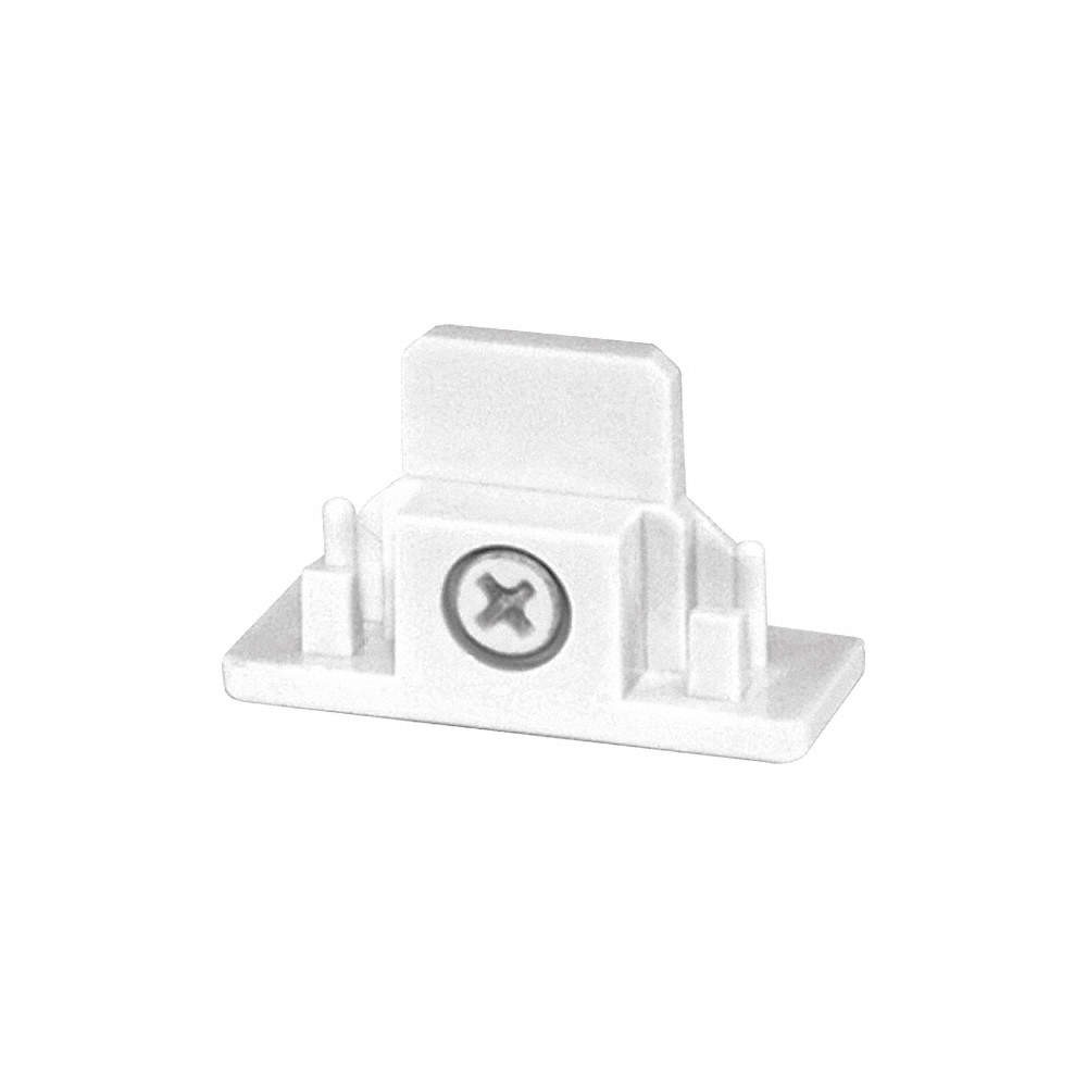 JUNO LIGHTING R28 WH Track Dead End Connector,White,1in 45DN28