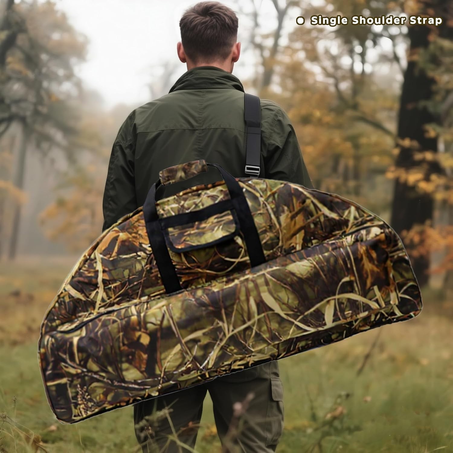 Protective Padded Bow Case with Shoulder Strap