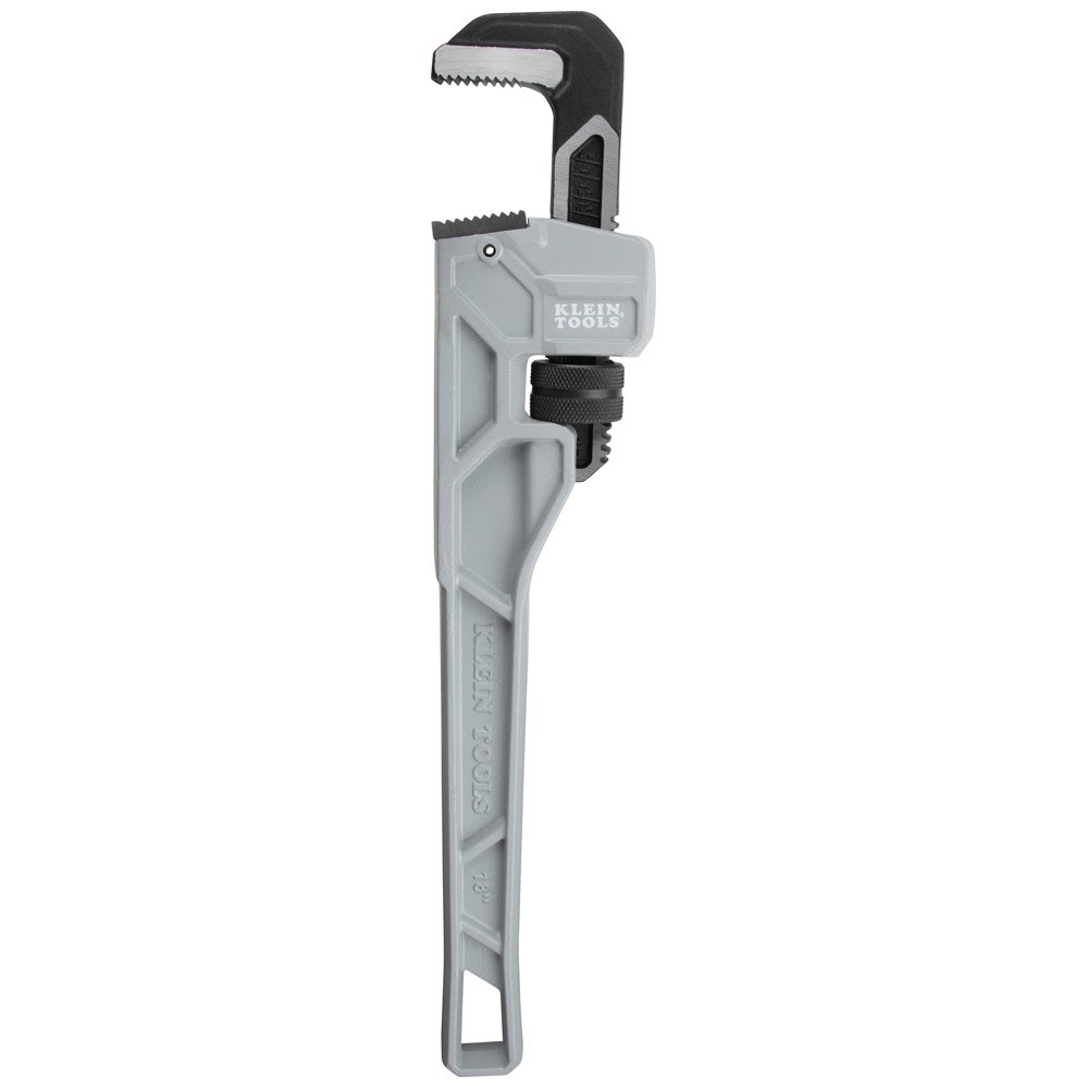 Klein Tools 68225 Adjustable Cast Aluminum Pipe Wrench 18 in 2-1/2 in Jaw