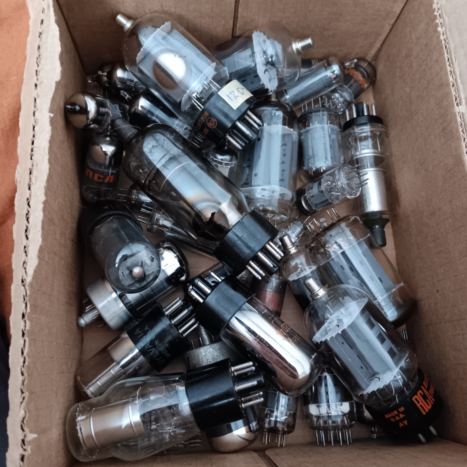 Vintage Glass Vacuum Tubes Lot (~1.5 lbs) | Steampunk, Craft &  Art Supply