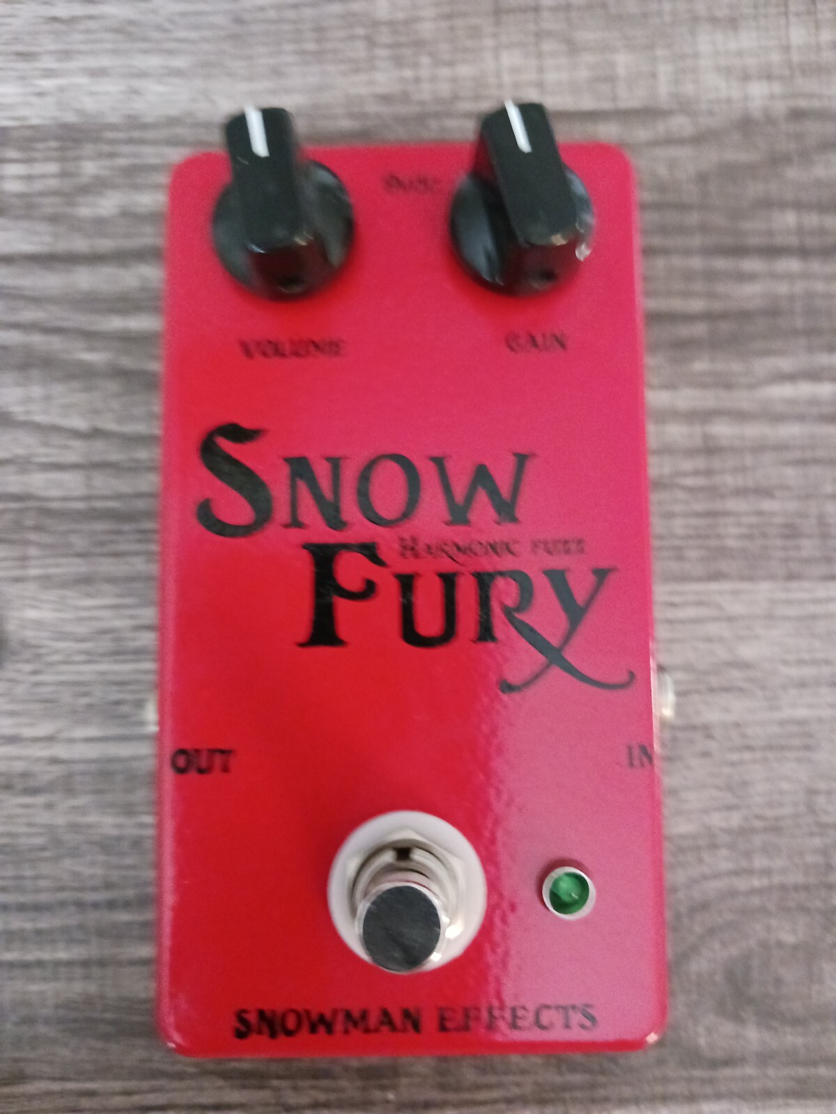 Snowman Effect Snow Fury Harmonic Fuzz Pedal