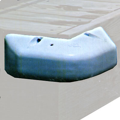 Taylor Made Dock Pro Heavy-Duty Vinyl Dock Corner Bumper, White, #45510