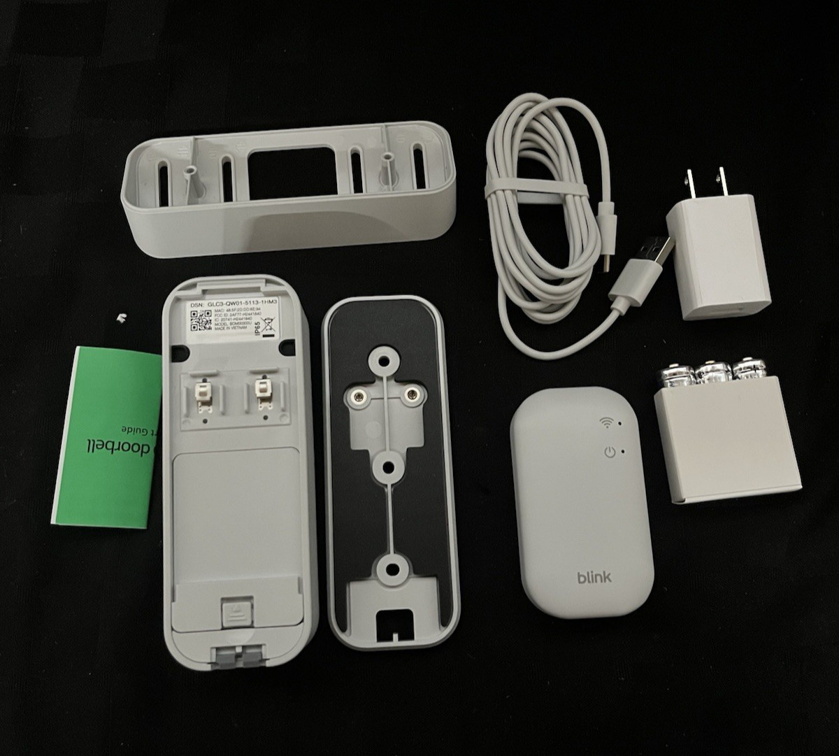 Blink Video Doorbell (2nd Gen) + Sync Module – White | Tested | Fully Working