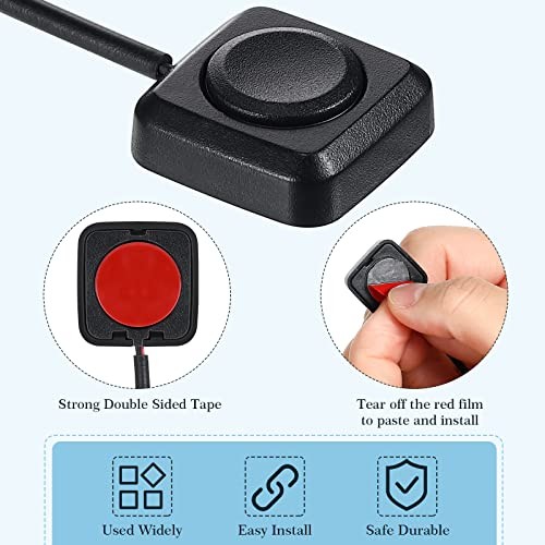4 Pcs Momentary Push Button Switch 12v 24v Surface Mount Mini Button Switch