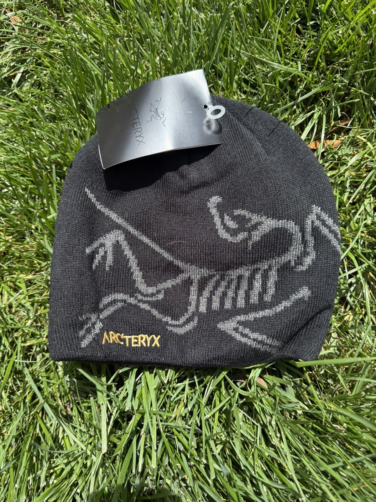 Arc'teryx Black Grey Beanie Hat