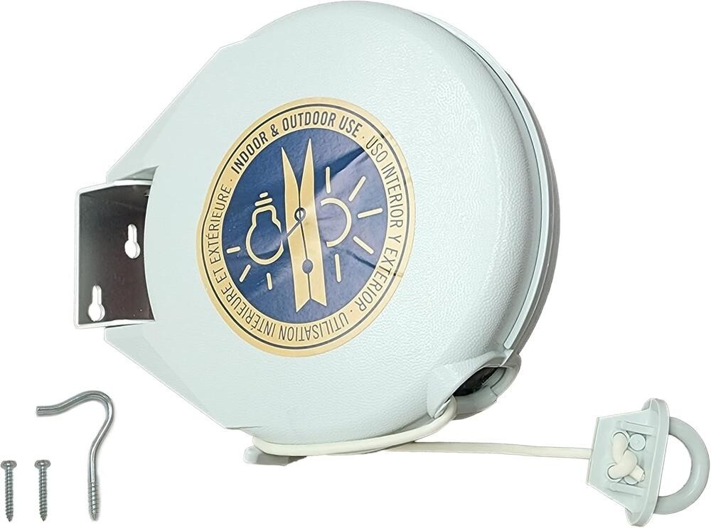 Outdoor Retractable Clothesline 40 Ft.