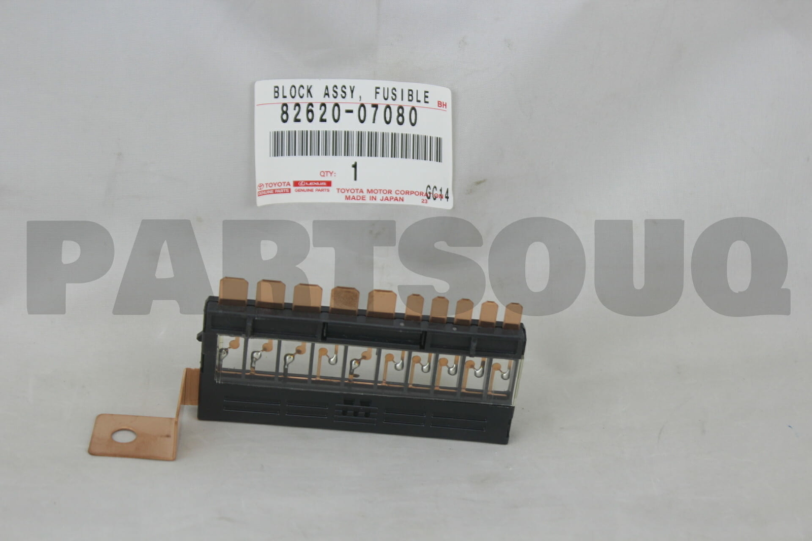 8262007080 Genuine Toyota BLOCK ASSY, FUSIBLE LINK 82620-07080