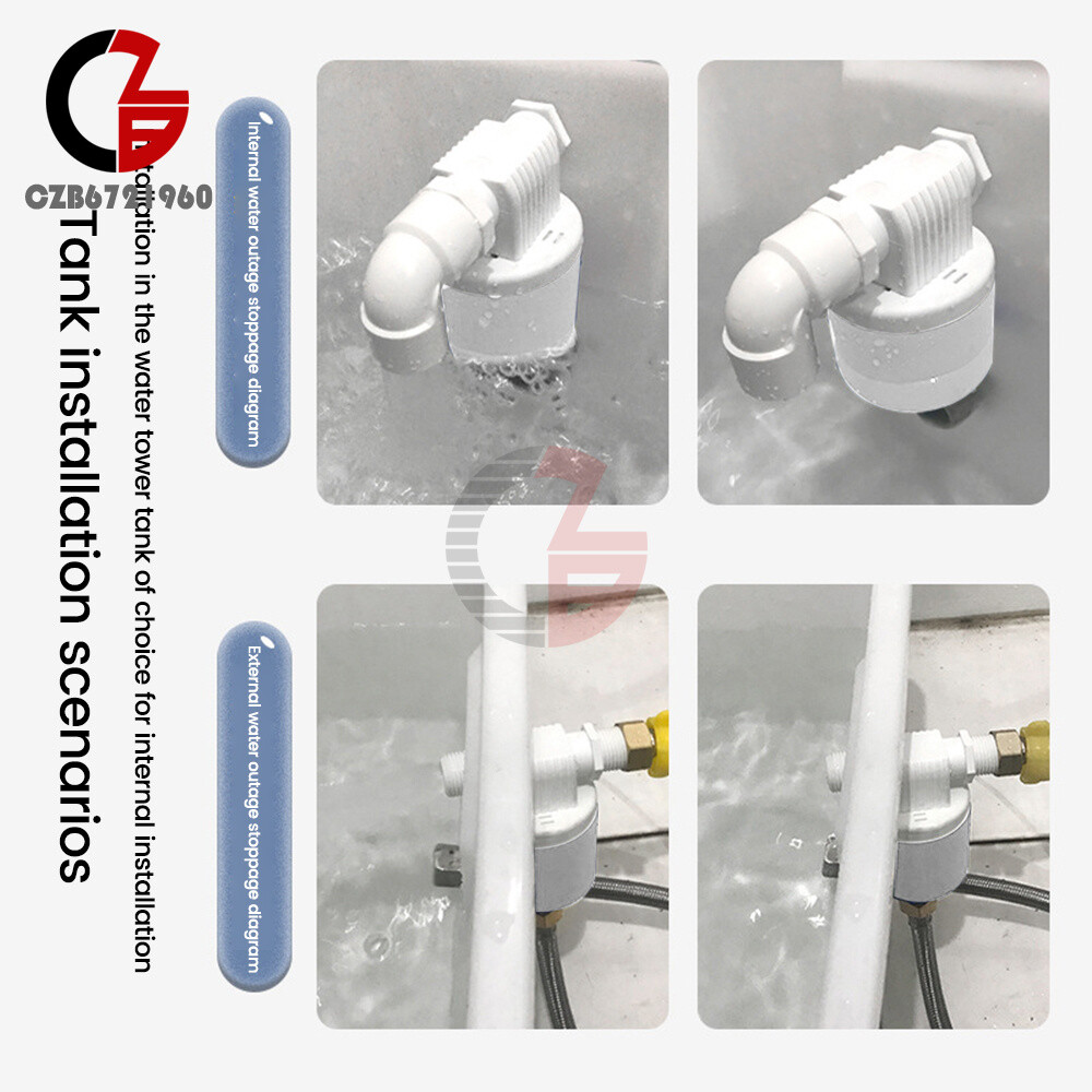 Automatic Water Level Control Float Valve 1/2" 3/4" 1" Tank Floating Ball Valve