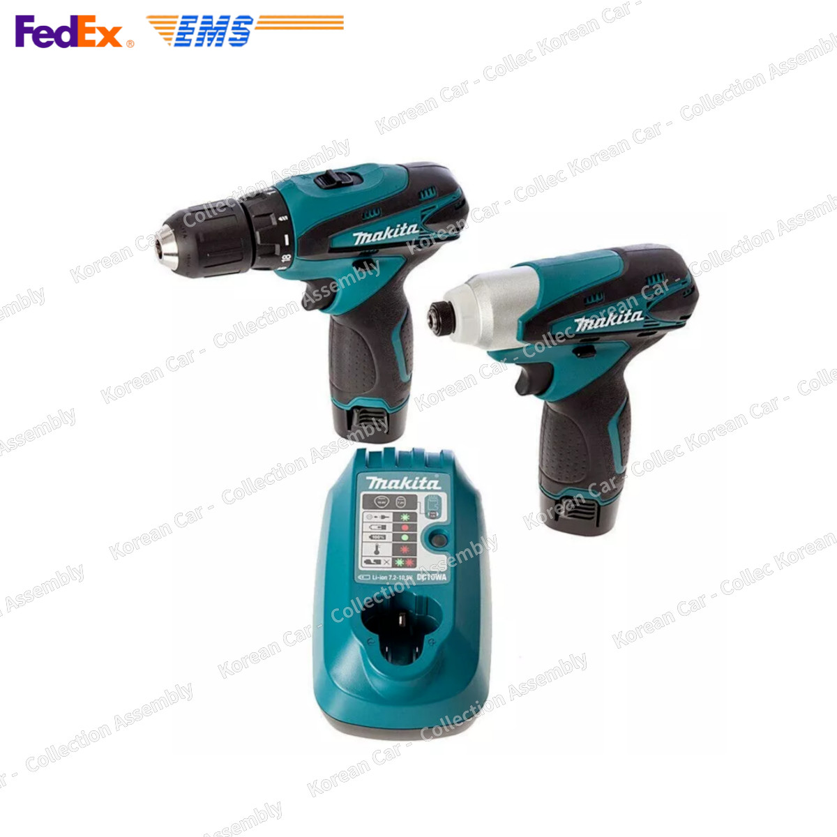 Makita LCT204 10.8V Combo Kit DF330D TD090D 2x1.3Ah Battery Charger Case Express