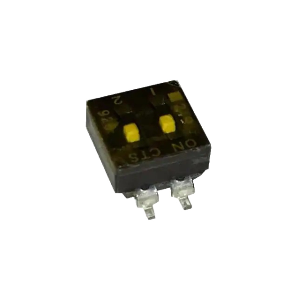 Pack of 3 219-2MST Dip Switch SPST 2 Position Surface Mount Slide (Standard) Act