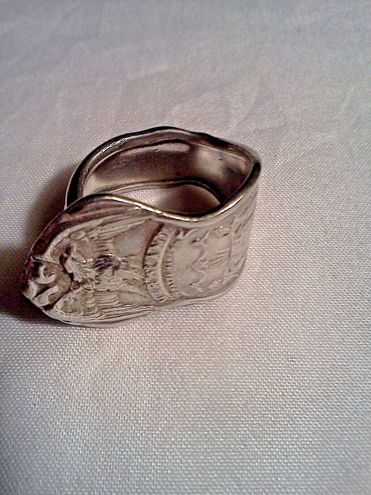Vintage Maryland Silver Spoon Ring