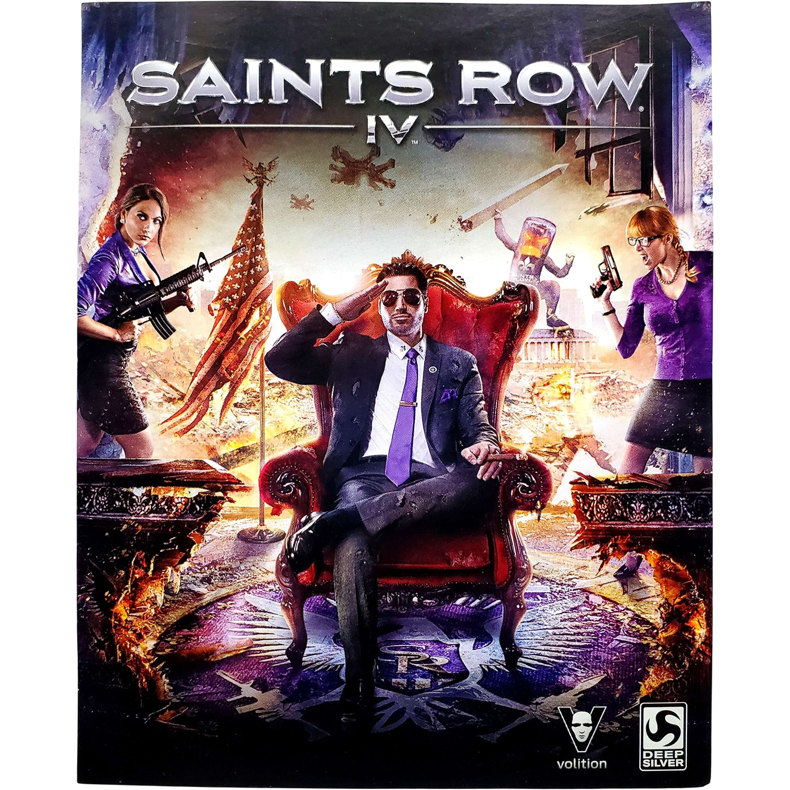 (Manual Only) Saints Row IV - Sony Playstation 3 Excellent Tested Original