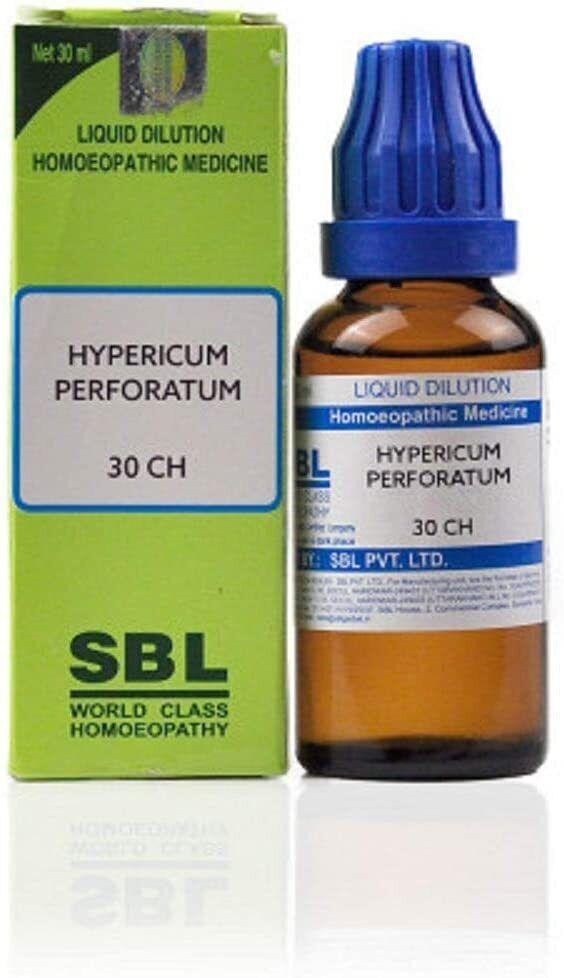 SBL Homeopathy Hypericum Perforatum (30 ML / 100 ML) (Select Potency)
