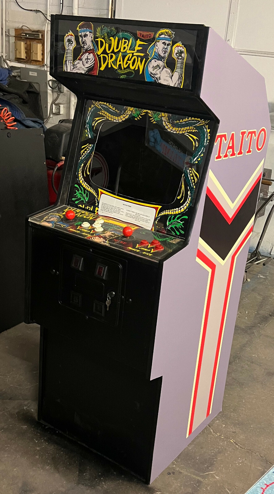DOUBLE DRAGON ARCADE MACHINE