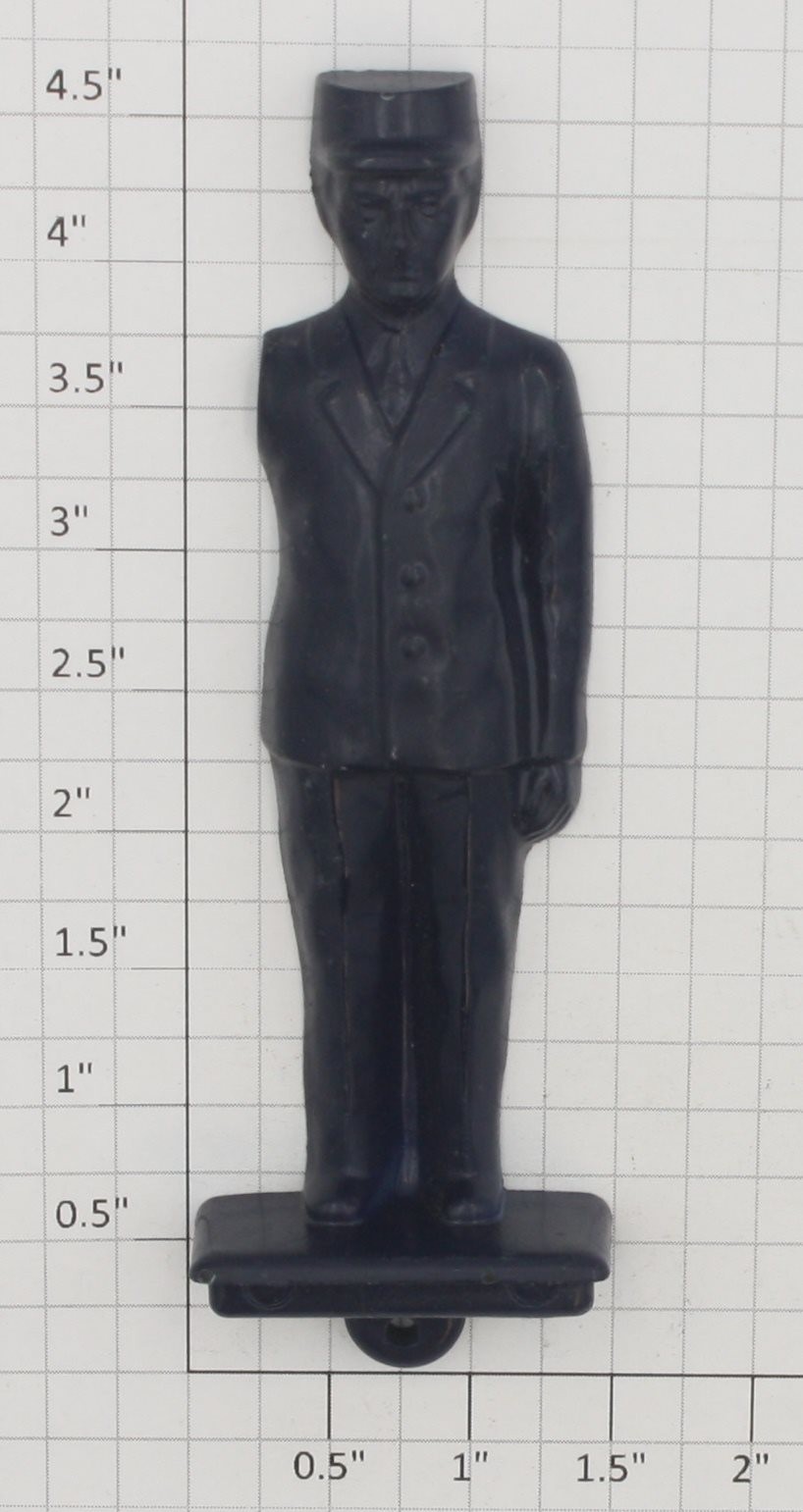 Acme 0627-1039 G Gauge Blue Railroad Conductor Figure Missing Right Arm