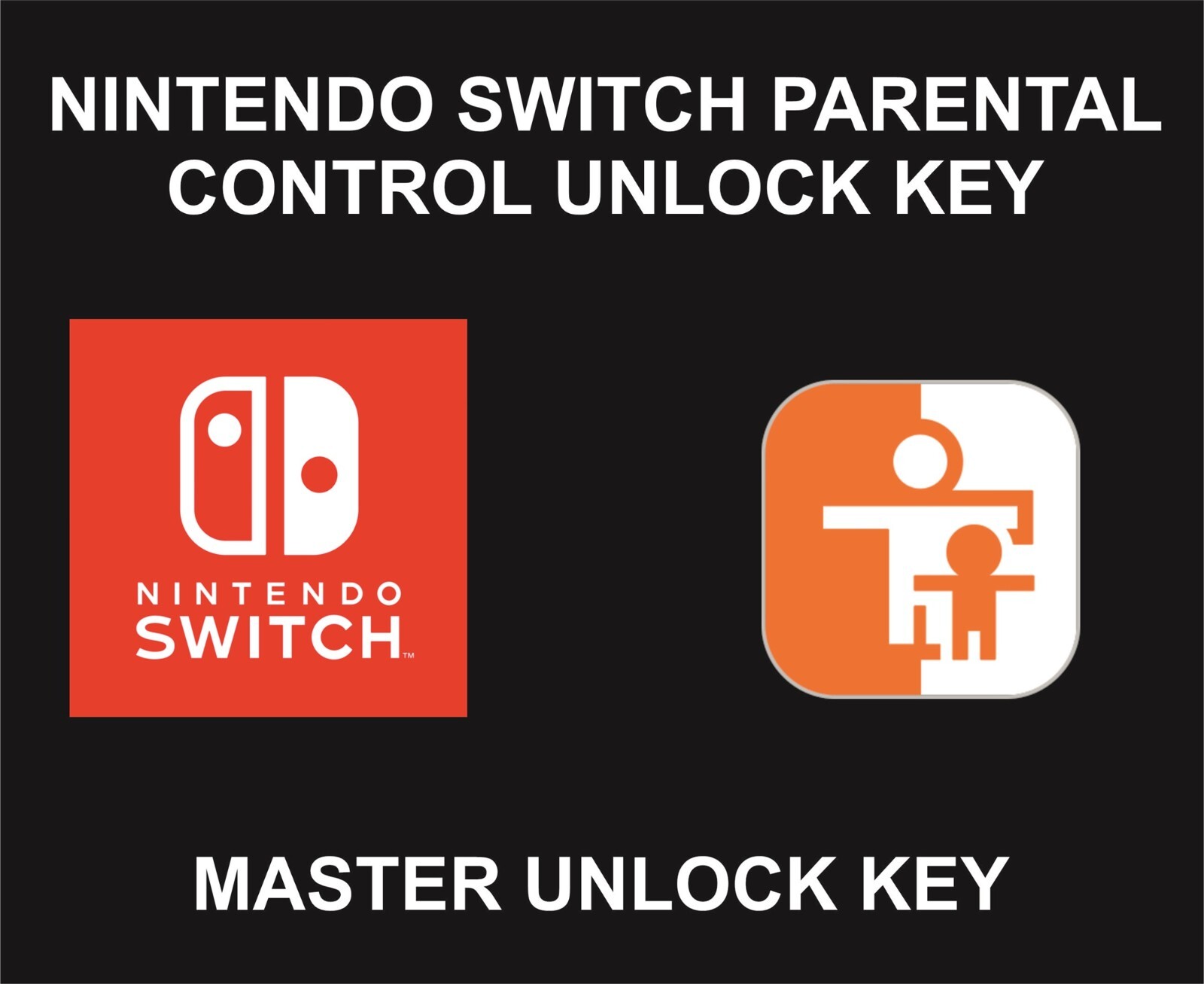 Nintendo Switch Parental Control Unlock Key, All Models