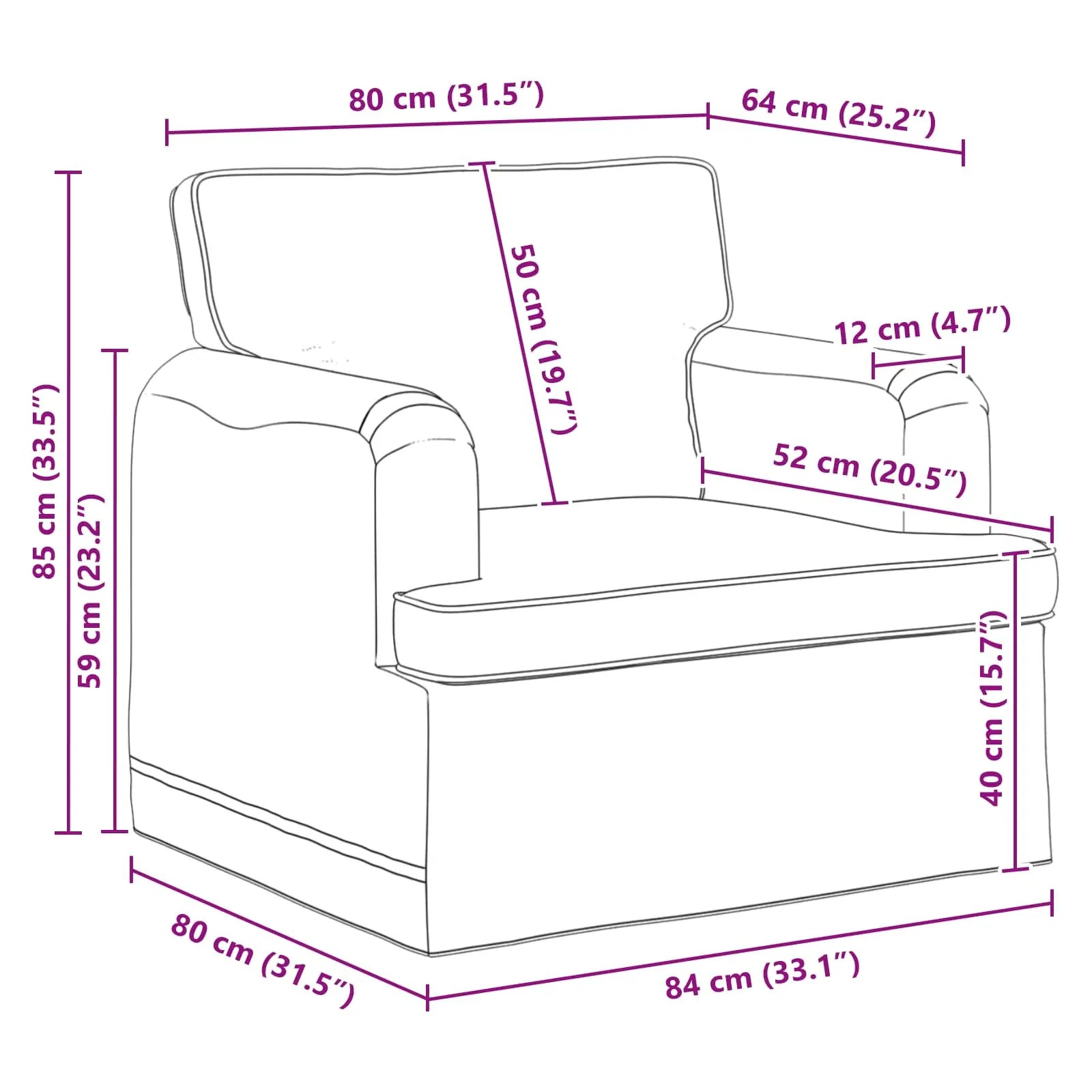 Sofa Set 2 pcs Dark Grey 144 x 80 x 85 cm Fabric