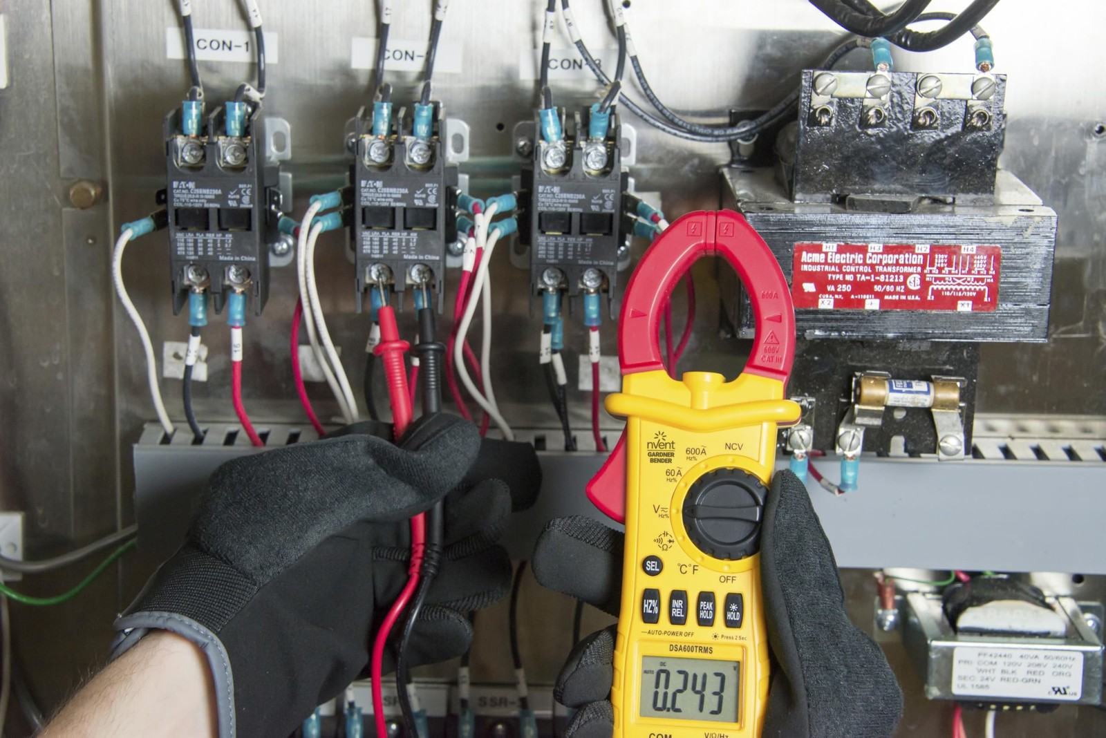 Sperry Instruments DSA600TRMS 12 Function True RMS Digital Clamp Meter, Yellow